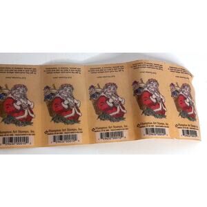 Hampton Art Stamps Christmas Stamp Santa Sticker Roll